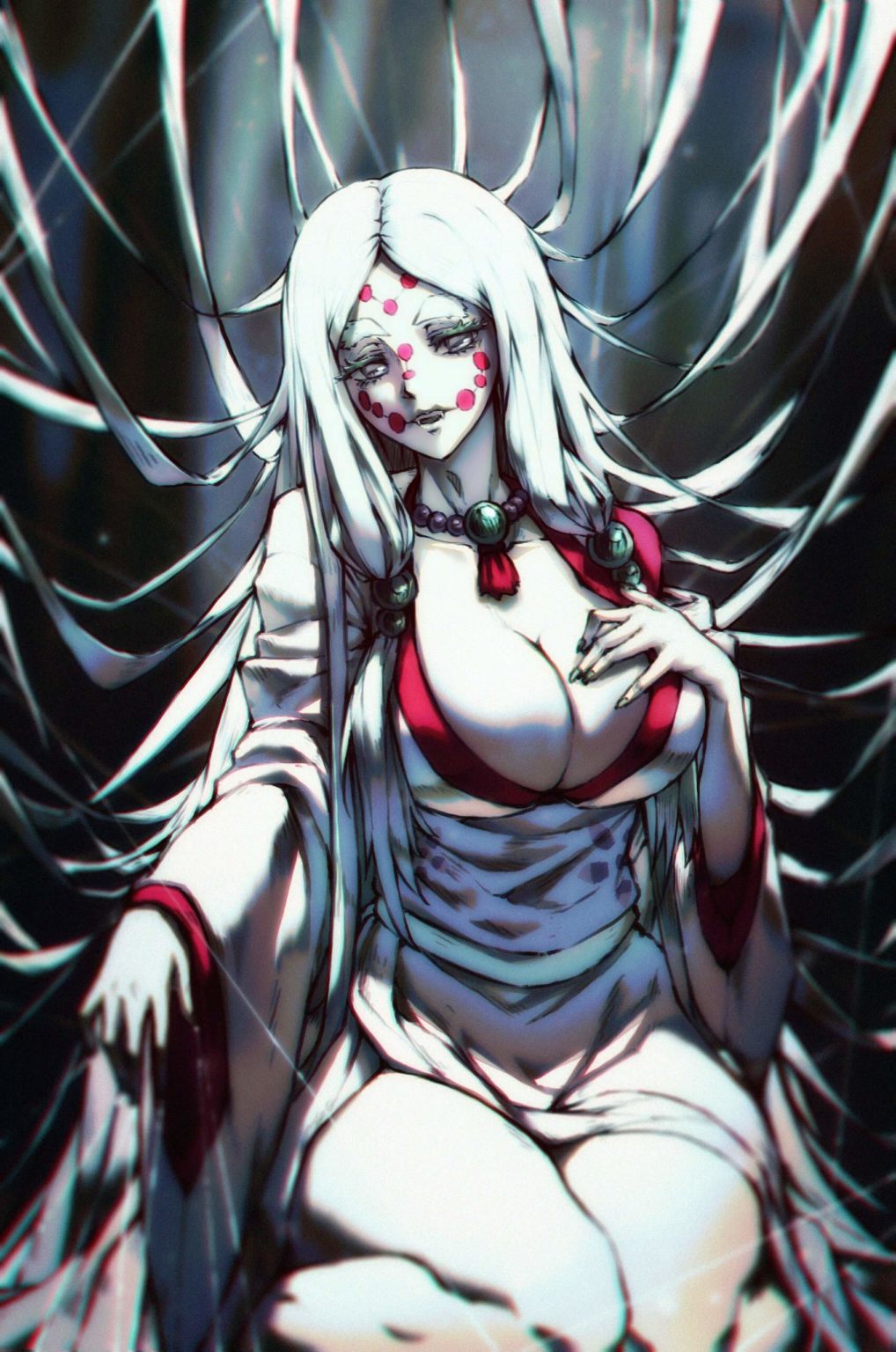 Mother Spider Demon A Des Seins Lourds De Milf Lubrique Demon Slayer